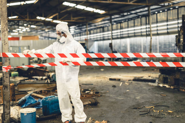 Professional Biohazard technician working in Lincoln Park, CO